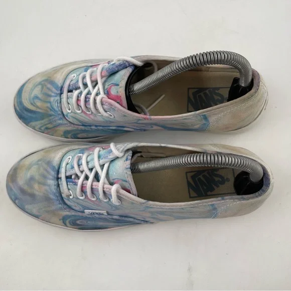 Van’s Unisex Adults Isotoner Swirl Canvas Low Top Lace-Up Sneakers M/7.5 | W/9 - Picture 5 of 14